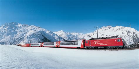 Glacier Express in Winter