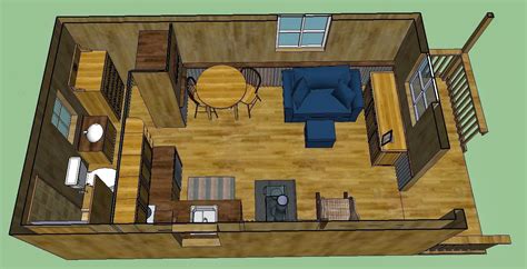 12X24 Lofted Cabin Floor Plans - floorplans.click