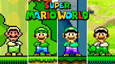 🍄Super Mario World🍄 Best Luigi Game Hacks - YouTube