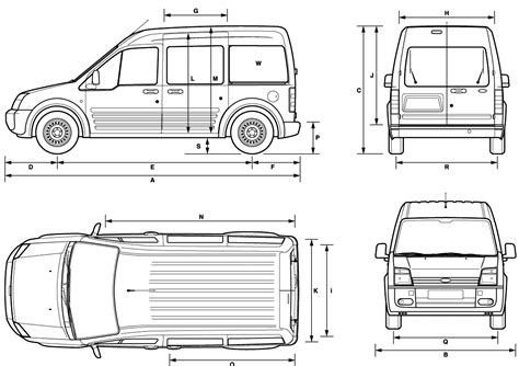 Ford transit connect cargo dimensions