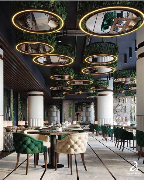 ANTICA CAFE | Modern restaurant design, Luxury restaurant interior, Bar ...