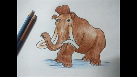 Manfred || Manny - ICE AGE || Drawing and Coloring for kid - YouTube