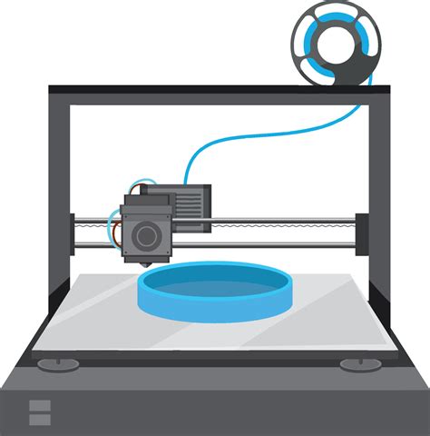 A 3D printer model machine 6034364 Vector Art at Vecteezy