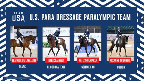 US Equestrian Announces U.S. Para Dressage Team for Paralympic Games ...