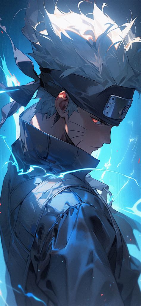 Naruto Kakashi Hatake Blue Wallpaper - Kakashi Wallpaper iPhone