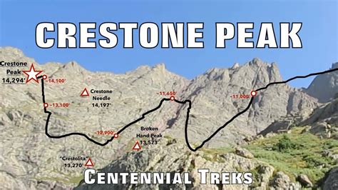 Crestone Peak - Climb to the Summit via the South Face route, with maps ...