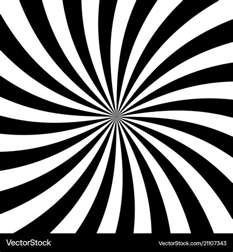 Black and white radial rays background Royalty Free Vector