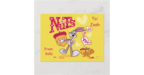 Nuts For You Postcard | Zazzle