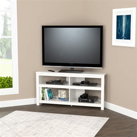 15 The Best Contemporary Black Tv Stands Corner Glass Shelf