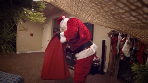 SANTA CAUGHT ON CAMERA CHRISTMAS MORNING!! | Doovi