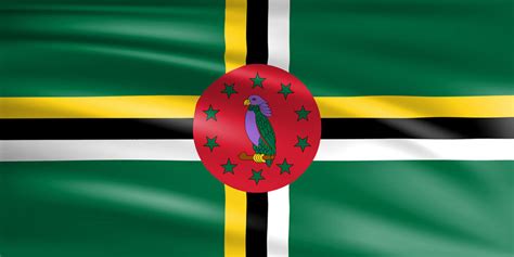 Dominica Flag | National Flag of Commonwealth of Dominica