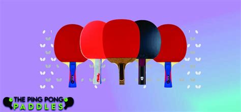 Best Butterfly Ping Pong Paddles • Shakehand Grip Racket