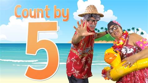 Count by 5's | Grandma and Grandpa at the Beach | Jack Hartmann ...