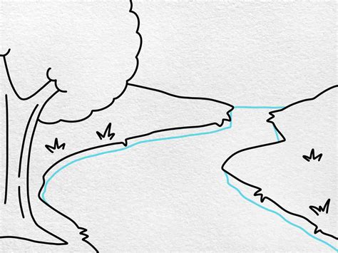 How to Draw a River - HelloArtsy