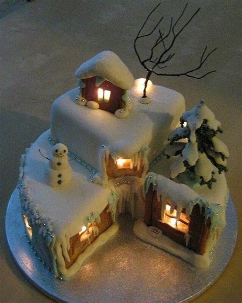 56 Wonderful Ideas For Christmas Cake Decorating