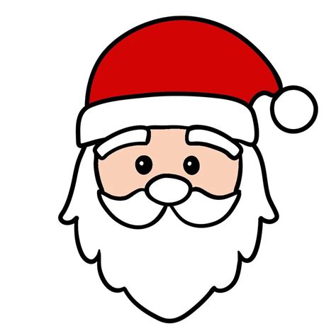 Aggregate more than 148 easy santa claus face drawing - seven.edu.vn