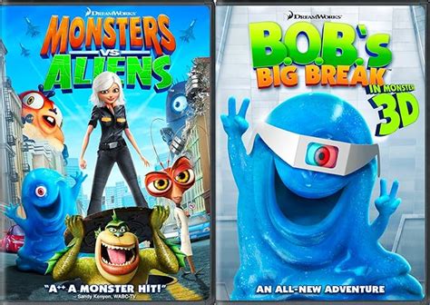 Ginormous Double Pack Monsters vs. Aliens / B.O.B.'s Big Break in ...