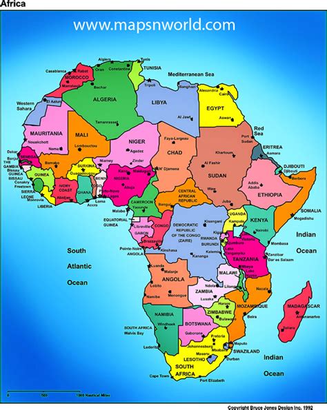 Africa Political Map