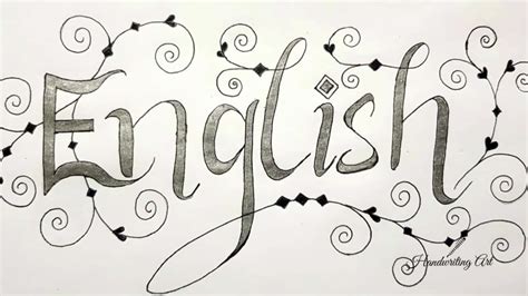 Download English Typography Drawing Art Picture | Wallpapers.com