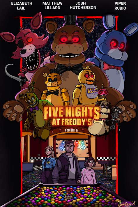 Five Nights at Freddy's - Movie Fan Poster by JohnDrawFatties on DeviantArt