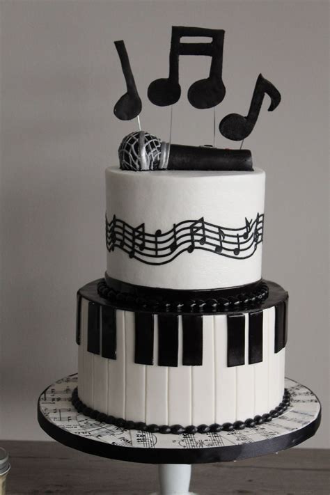 #music cake | Music themed cakes, Themed cakes, Music note cake