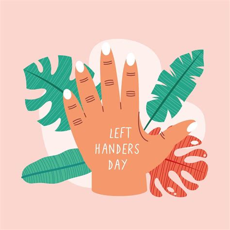 left handers day celebration 3821471 Vector Art at Vecteezy