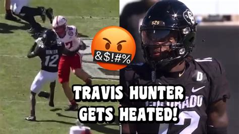 Travis Hunter GOT HEATED Vs Nebraska 🤬👀 Colorado Vs Nebraska Highlights ...