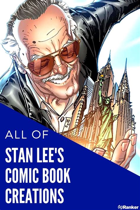 List of All Stan Lee Comic Book Characters | Marvel comic book ...