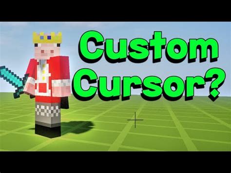 How to get a custom cursor in Minecraft! - YouTube