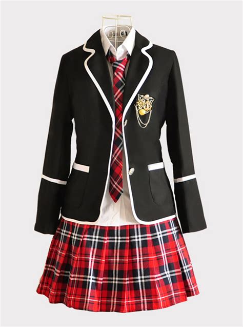 Middle School Students High School Students Uniform Suit Black Jacket ...