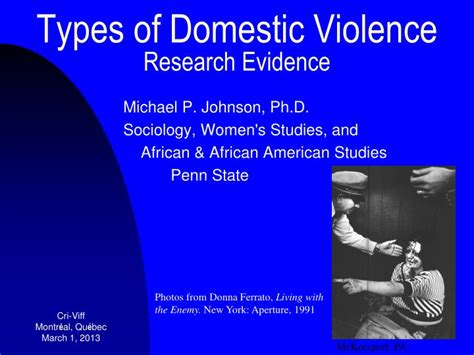 PPT - Types of Domestic Violence Research Evidence PowerPoint ...