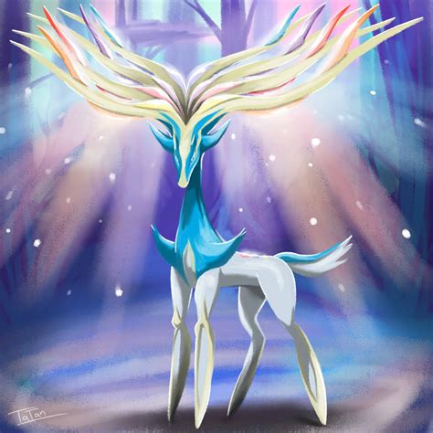 Xerneas Shiny Pokemon X Pokemon Y by tatanRG on DeviantArt