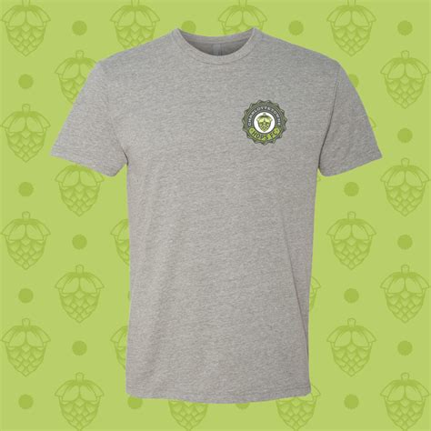 Grey Iconic Hoppy Tshirt — Charlottetowne Hops FC