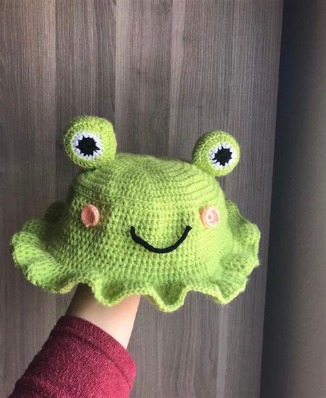 Frog Crochet Hat Pattern