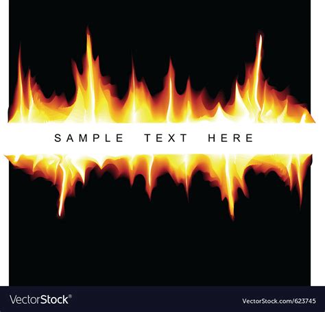 Flame graphic Royalty Free Vector Image - VectorStock