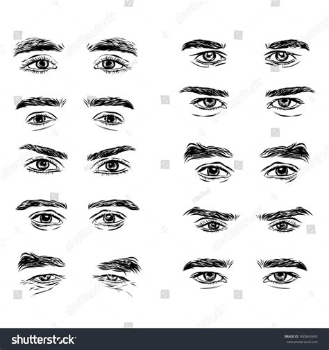 Mens Eyebrow Template