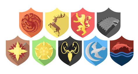 GAME OF THRONES: FLAT SIGILS :: Behance