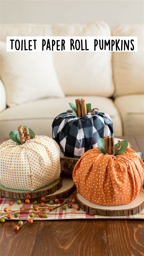 Toilet Paper Roll Pumpkins | Fall crafts, Fall pumpkin centerpieces ...