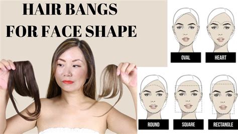 Best Hair bangs (or not) according to YOUR face shape! - YouTube