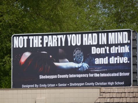 Anti-Drunk Driving Campaign Billboard | Drunk driving facts, Drunk ...