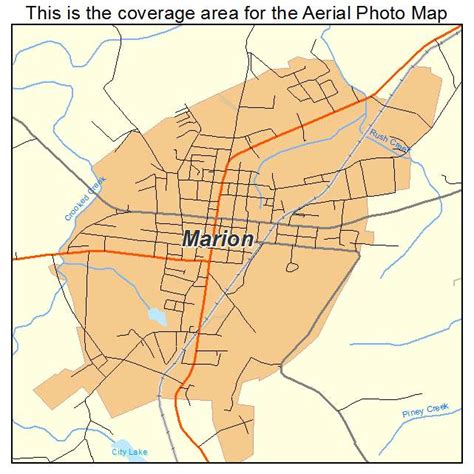 Aerial Photography Map of Marion, KY Kentucky