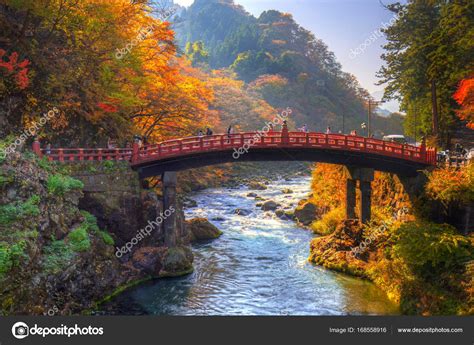 Shinkyo Bridge during autumn in Japan Stock Photo by ©Patryk_Kosmider ...