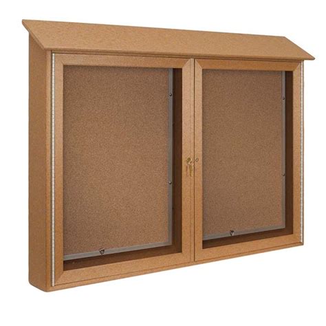 Outdoor Enclosed Bulletin Boards with Hinged Door: SCHOOLSin