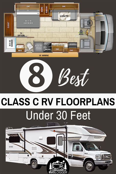 8 Best Class C RV Floorplans Under 30 Feet