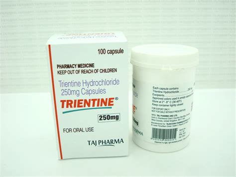 TRIENTINE (Trientine Hydrochloride) Capsule - 3S Corporation – Pharmacy ...