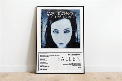 Evanescence Fallen Album Cover Print Poster Print Wall | Etsy