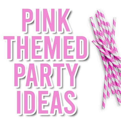 Pink Party Theme Ideas - Easy and fun pink party ideas | Parties Made ...