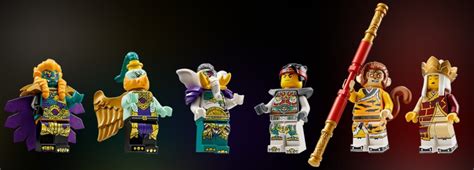 Closer look at the new LEGO Monkie Kid 2023 minifigures