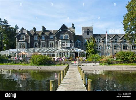 Lakeside Hotel, Lake Windermere, Lake District National Park, Cumbria ...