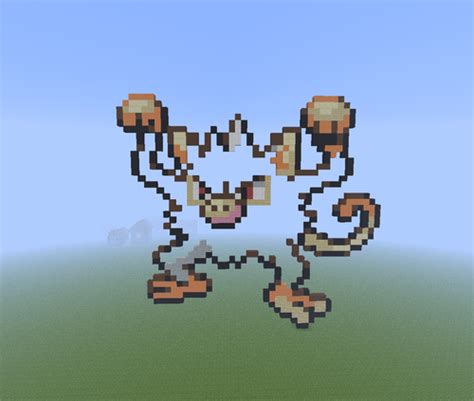 Mankey outline - Minecraft Pixel Art! Photo (33779597) - Fanpop - Page 4